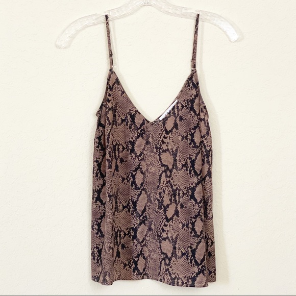 FRAME Silk Python Print Camisole - Picture 6 of 12